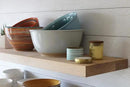 Urban Legacy Unfinished White Oak Deep Floating Shelves | Easy to Install Accent Modern Floating Shelves with Floating Shelf Brackets| Set of 2 (48" x 11" x 2") by CozyNest Decor