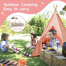 Teepee Tent for Kids-Portable Children Play Tent Indoor Outdoor (Pink) by TinyTreasures Baby Boutique