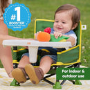 Bright Starts John Deere Pop 'N Sit Portable Booster Chair, Floor Seat, Indoor/Outdoor Use, Compact Fold, Green and Yellow, 6 Mos - 3 Yrs by TinyTreasures Baby Boutique