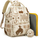Wrangler Diaper Bag Backpacks Western Backpack Purses Multi-function Baby Bags for Mom with Waterproof Changing Pad & Pacifier Case by TinyTreasures Baby Boutique