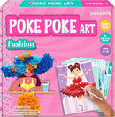 jackinthebox Poke Poke Art for Kids - Fashion Theme, Mess-Free Fabric Art and Craft, Flower Pressing Kits, Gift for Kids, Girl Gifts, Toys for Girls Ages 4 5 6 7 8 by TinyTreasures Baby Boutique