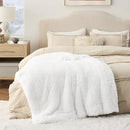 Bedsure GentleSoft Fluffy White Throw Blanket, White Decor Fuzzy Gifts for Women, Soft Cozy Furry Sherpa Fleece Plush Thick Warm Shaggy Faux Fur Throw Blanket for Couch, Bed, Camping, Travel, 50x60 by CozyNest Decor