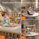 TUMAMA Hanging Vegetable Plush Toy Set, 4 Different Vegetable Crib Stroller Toys, Early Baby Cognitive Sensory Rattle Hanging Toy with Teether. Suitable for Babies 0, 3, 6, 9, 12 Months by TinyTreasures Baby Boutique
