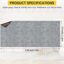 Marine Carpet,6 FT x 10 FT Smoke Gray Indoor Outdoor Carpet 0.2" Thick Boat Carpet with Water-Proof TPE Backing, Non-Slide Outdoor Marine Carpet Roll for Home, Patio, Porch, Deck by CozyNest Decor