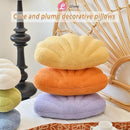 Lavender Seashell Throw Pillows, Shell Shaped Throw Pillows, 13 Inch Soft Home Decorative Pillow Plush Cushion for Bed Couch Living Sofa Room Decor Accent Throw Pillow by CozyNest Decor