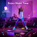 Flooyes Dance Mat Toys for 3-12 Year Old Kids, Electronic Dance Pad with Light-up 8-Button Wireless Bluetooth, Music Dance with 5 Game Modes, Birthday Toys Gifts for 3 4 5 6 7 8 9 10+ Year Old Girls by TinyTreasures Baby Boutique
