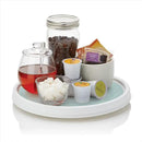 Copco Basics Non-Skid Pantry Cabinet Lazy Susan Turntable, 12-Inch, White (Pack of 2) by CozyNest Decor