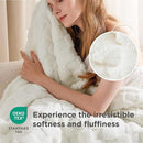 Bedsure GentleSoft Full Size Blankets for Bed White - Super Soft Cozy Fleece Blanket for Women Men Girls, Large Fuzzy Throws for Bedroom Decor, 84x90 Inches by CozyNest Decor