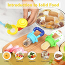 WAJIAYON Baby Fruit Feeder/Fresh Food Feeder Pacifier (3 Pack)- Infant Teething Feeders | Silicone Teether for Babies | Baby Solid Food Pacifier Essentials for Babies Toddlers Infants Kids by TinyTreasures Baby Boutique