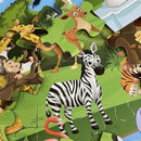 Jumbo Floor Puzzle for Kids, Large Jigsaw Puzzles 35 Piece for Kids Ages 3-5,Preschool Learning & Education Toys, Gifts for 4-8 Year Old Boys and Girls (Grassland Animal) by TinyTreasures Baby Boutique