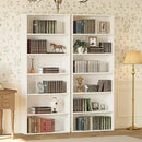 IRONCK Bookshelves and Bookcases Set of 2 Floor Standing 6 Tiers Display Storage Shelves 70 in Tall Bookcase Home Decor Furniture for Home Office, Living Room, Bed Room by CozyNest Decor
