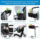 Accmor Stroller Cup Holder with Phone Holder, Universal Cup Holder for Uppababy Nuna Doona Strollers, 2-in-1 Bottle Phone Holder for Bike, Wheelchair, Walker, Scooter by TinyTreasures Baby Boutique