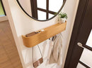 OLEEK Wall Coat Rack - Wall Shelf with Hooks - entryway Hooks - entryway Shelf - Modern Coat Rack - Wooden Coat Rack Wall Mount for Home Decor - Wooden Mount for Home Decor - Coat Hanger Wall Mount by CozyNest Decor