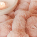 UKELER Pink Faux Fur Throw Blanket for Girls 50''x60'' Decorative Shaggy Velvet Blanket Fluffy Cozy Plush Warm Bed Throws for Bedroom, Living Room, Couch, Sofa, Office, Camping by CozyNest Decor
