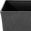 LA JOLIE MUSE 30 Inch Tall Planters for Outdoor Plants, 2 Sets Concrete Grey, Tall Outdoor Planters, Modern Square Outdoor Planters, Tall Large Planters for Front Door, Patio and Deck by CozyNest Decor