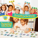 Sequencing Puzzle Cards,Sequence Board Game for Kids,Speech Therapy Materials for Autism,Storytelling,Social Skills,Sentence Building,Toddler Puzzles,Learning Activities,Classroom &Homeschool by TinyTreasures Baby Boutique