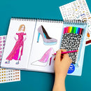 Fashion Angels Fashion & Accessory Design Sketch Set, Includes Sketch Pad with Stickers & Markers, Ultimate Fashion Design Sketch Book for Girls by TinyTreasures Baby Boutique