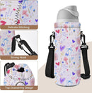 AUPET Water Bottle Bag Carrier,24oz/32oz Insulated Neoprene bottle Sling Holder Case Pouch Cover for 1000ML/750ML Bottles with Shoulder Strap for walking by TinyTreasures Baby Boutique
