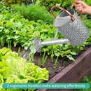 1 Gallon Metal Watering Can for Outdoor Indoor Plants, Galvanized Watering Can with Removable Spray Spout, Ideal for Garden Watering by GreenHaven Gardens