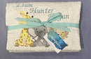 Personalized Baby Blanket Baby Quilt Monogrammed Blankets for Boys and Girls Embroidered Baby Gifts Animals by TinyTreasures Baby Boutique