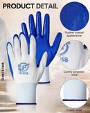 Nuogo 48 Pairs Gardening Gloves for Men Women Rubber Coated Safety Work Gloves Bulk for Gardening Construction Work by GreenHaven Gardens