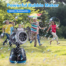 Rechargeble Bubble Machine, 270° Automatic-Rotating, 38000 Big Bubbles/min, 1000ml Large Bubble Tank, 2200mAh Battery, Bubble Maker for Kids Toddlers, Parties, Wedding, Birthday, Outdoor, Black by TinyTreasures Baby Boutique