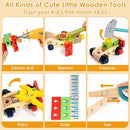 KIDWILL Kids Tool Set with Electric Drill & DIY Stickers, Toddler Tool Set for Kids Ages 3-5 Year Old Boys Girls, Pretend Play STEM Montessori Educational Construction Toys by TinyTreasures Baby Boutique