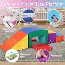 SURPCOS Foam Climbing Blocks for Toddlers - Soft Play Set for Toddlers 1-3 - Climbing Toys - Baby Climbing Gym - Great for All Ages (6 Pc Colorful Soft Play Area Set) by TinyTreasures Baby Boutique