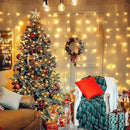 JMEXSUSS 300 LED Remote Control Curtain Lights, Plug in Fairy Curtain Lights Outdoor, Window Wall Hanging String Lights for Bedroom Backdrop Wedding Party Indoor Christmas Patio Dorm Decor, Warm White by CozyNest Decor