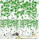 Amaonm Creative Removable Rainforest Plants Wall Decals Hanging Green Leaves and Vines Wall Stickers 3D Home Wall Corner Background Decoration Decor for Kids Girls Bedroom Nursery Offices Living Room by CozyNest Decor