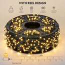JMEXSUSS 272ft 800 LED Outdoor Christmas Lights, 8 Modes Warm White Christmas Tree Lights Green Wire, Waterproof Led Christmas String Lights for Outside Indoor Xmas Party Tree Decor by GreenHaven Gardens
