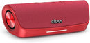 Cleer Scene Portable Bluetooth Speaker,IPX7 Waterproof,Powerful Sound and Deep Bass,Built-in Echo and Noise Canceling Microphone,12 Hours Battery,for Office,Home,Outdoors and Travel-Red by TinyTreasures Baby Boutique
