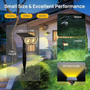 Linkind StarRayS Solar Lights Outdoor, 350LM Solar Spot Lights Outdoor, IP67 Waterproof Solar Lights for Garden, Yard, Landscape and Walkway, Warm White, 6 Pack by GreenHaven Gardens