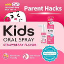LAB52 Kids Oral Spray, Toddler Toothpaste Helper for Daily Oral Care and Fresh Breath, Children Approved with Fluoride Free for Newborn to Preschoolers, Xylitol (Strawberry & Peach) by CozyNest Decor