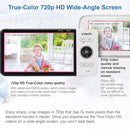 VTech VM818HD Baby Monitor, 5" 720p Screen, Night Light, 110-degree Wide-Angle True-Color DayVision, HD No Glare NightVision, 1000ft Range, 2-Way Talk, Secure Transmission No WiFi by TinyTreasures Baby Boutique