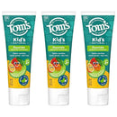 Tom's of Maine Kids Natural Toothpaste with Fluoride for Ages 2+, ADA Approved, Outrageous Orange Mango, 5.1 ounces (3 Pack) by CozyNest Decor