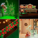 150ft LED Rope Lights Outdoor, 1080 LED Connectable and Flexible Tube Lights with 8 Modes, Waterproof LED Rope Lighting for Garden Patio Pool Bedroom PartyIndoor Outdoor Christmas Decor (Red & Green) by GreenHaven Gardens