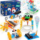 STEM Robotics Kit 6 Set Science Experiments Project Activities Toys for Kids 6-8 8-12 Engineering Building Electronic Motor Robot Kid Craft Boy Girl 5+ 6 7 8 9 10 12 Year Old Gift Summer Outdoor Toy by TinyTreasures Baby Boutique