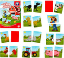 ORCHARD TOYS, Farmyard Heads & Tails Game - New Art, A First Matching Activity That Develops Into a Fun Game, 24 Updated Chunky Cards, Age 18 Months+, 1-4 Players by TinyTreasures Baby Boutique