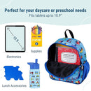 Wildkin 12-inch Kids Backpack – Padded, Adjustable, Ideal for Daycare & Travel - Trains, Planes, and Trucks by TinyTreasures Baby Boutique
