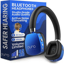 Puro Sound Labs PuroQuiet Plus Noise Cancelling Headphones for Kids, Bluetooth Kids On Ear Headphones with Mic, Lightweight On-Ear Design, Studio-Grade Sound (Blue) by TinyTreasures Baby Boutique