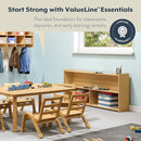 Angeles Value Line Preschool 2-Shelf Storage, Classroom Organization, Cubbies for Daycare, Assembly Required, 48" L x 12" W x 27" H by TinyTreasures Baby Boutique