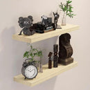 BGMG Wood Floating Shelves 24 inch, Wide Rustic Wooden Wall Shelves for Bathroom Living Room Bedroom Kitchen Farmhouse Set of 2-24x 6.7 x1.25 inch- DIY-Unfinished by CozyNest Decor