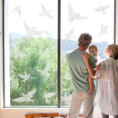 9 Sheets Bird Window Clings, Protect and Save Bird Strikes Window Stickers, Glass Door Stickers Decals, Stop Birds Flying into Windows Accessories Home Decorations by CozyNest Decor