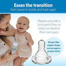 Dr. Brown's Natural Flow® Anti-Colic Options+™ Narrow Bottle to Sippy Gift Set with Soft Silicone Sippy Spout, Removable Silicone Handles, Travel Cap and Bottle Brush by TinyTreasures Baby Boutique