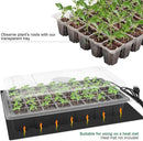 MIXC Seedling Trays Seed Starter Tray, 5-Pack Mini Propagator Plant Grow Kit Greenhouse with Humidity Vented Domes and Base for Seeds' Starting (40 Cells Per Tray, Total 200 Cells), Black by GreenHaven Gardens