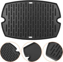 7584 Q3200 Griddle for Weber Q300 Q320 Q3000 Q3100 Q3200 Full Size Grill Plate Parts, Flat Top Cast Iron Griddle Insert for Weber 7646 Q320 Accessories, for WeberQ Grill Parts by GreenHaven Gardens