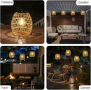 Solar Lanterns Outdoor Waterproof Light, Rattan Solar Powered Lantern for Hanging or Table Lamp Chandelier Light for Outside Patio Yard Garden Gazebo Porch Home Decorations by GreenHaven Gardens