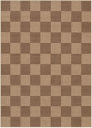 Lahome Checkered Easy Jute Living Room Rugs, 5x7 Large Dining Room Office Carpet Farmhouse Washable Area Rug, Checkerboard Neutral Non Slip Indoor Outdoor Carpet for Bedroom Entry Patio by CozyNest Decor