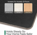 LUMI Ultra Thin Door Mat for Entryway, Low Profile Non Slip Rubber Backing Indoor Doormat, Easy Clean Welcome Entrance Mat for Inside House, Patio,Beige 24"x36" by CozyNest Decor
